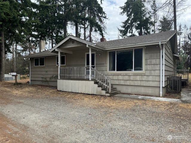 view of front of home featuring a porch