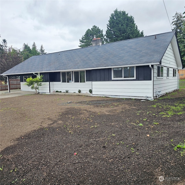 view of ranch-style home