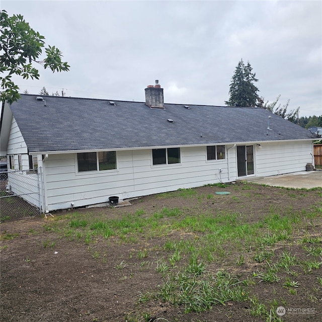 back of house featuring a patio