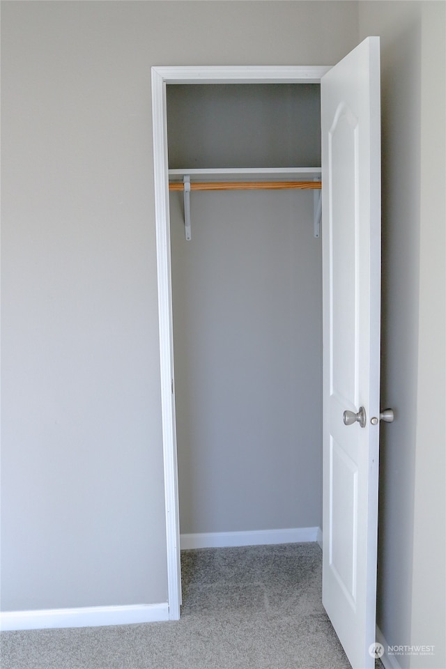 view of closet