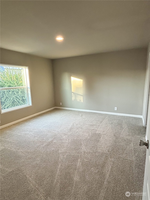 empty room featuring carpet