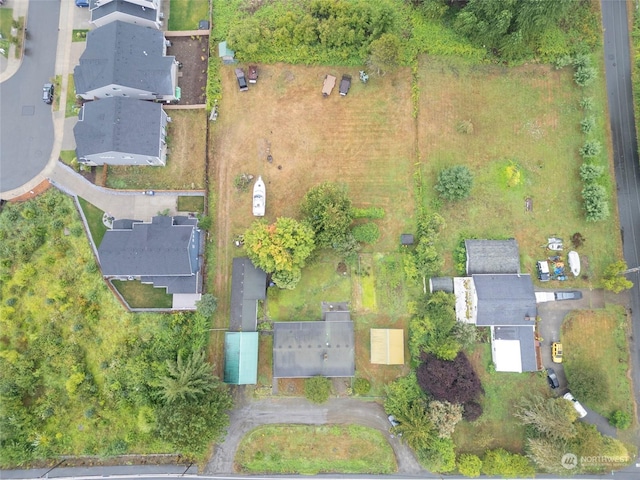 bird's eye view featuring a residential view