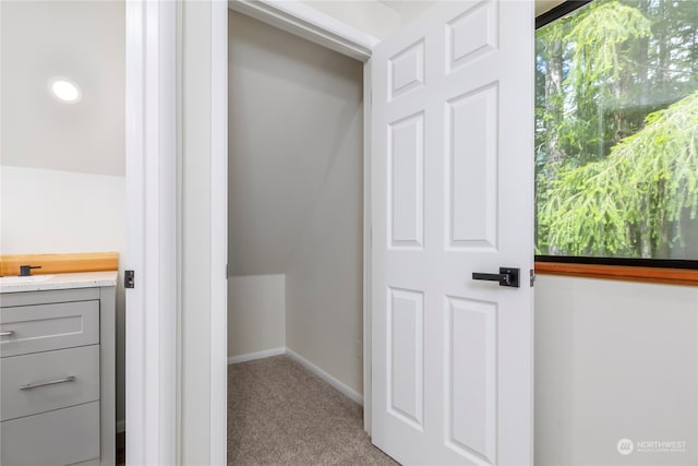 view of closet