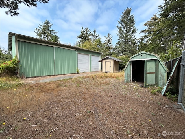 1411 300th Pl, Ocean Park, WA 98640 - view of yard featuring a shed