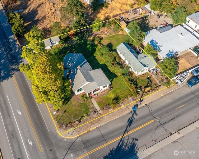 view of property location featuring property parcel outlined