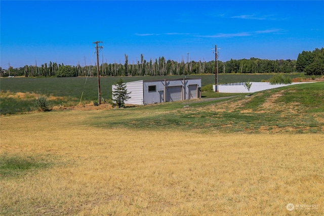 view of outbuilding with an outbuilding and a water view