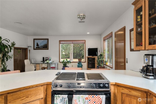 kitchen with electric stove