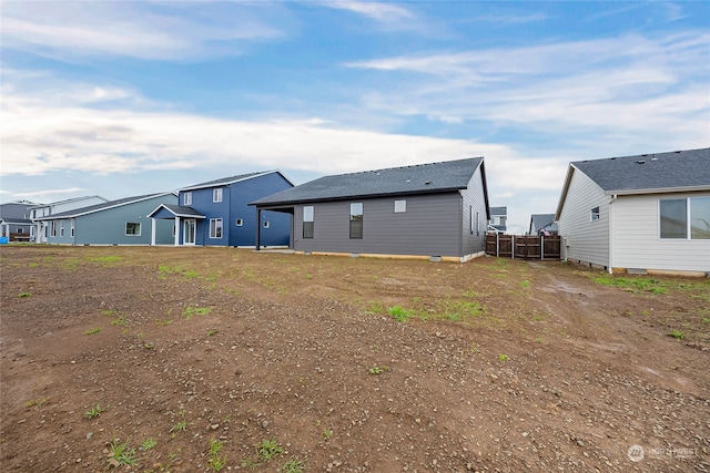 view of rear view of house