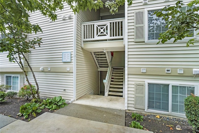 view of exterior entry