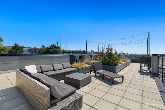 view of patio / terrace featuring outdoor lounge area