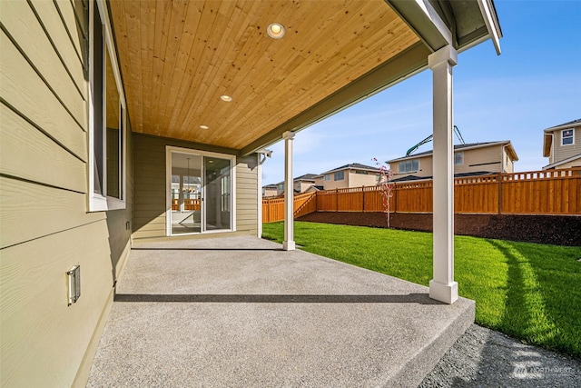 view of patio / terrace