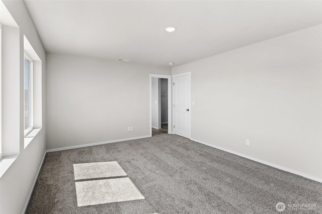 518 Chinook Winds Ln, Tieton, WA 98947 - carpeted empty room with baseboards and recessed lighting