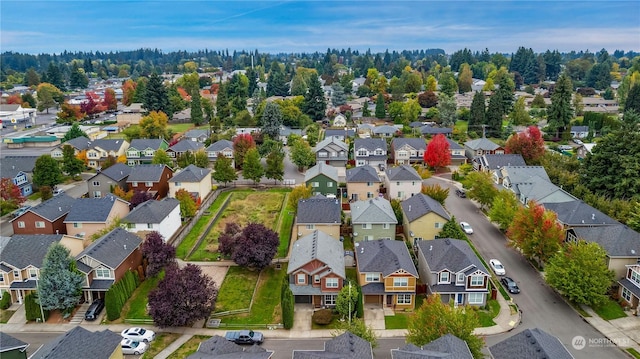 birds eye view of property featuring a residential view