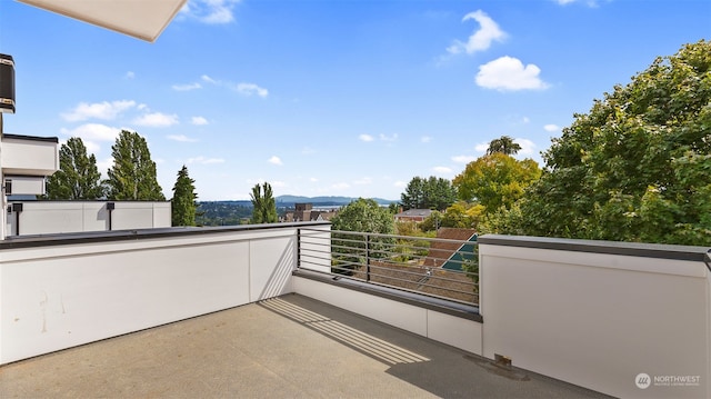 view of patio / terrace featuring a balcony