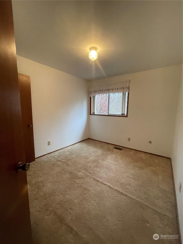 spare room with carpet floors