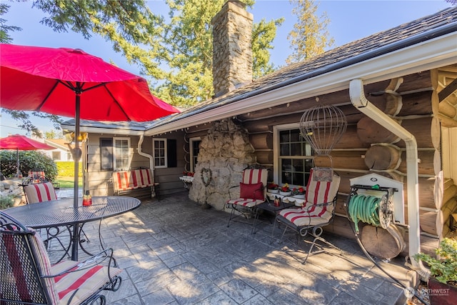 view of patio