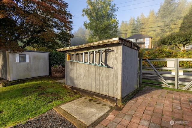 view of outbuilding