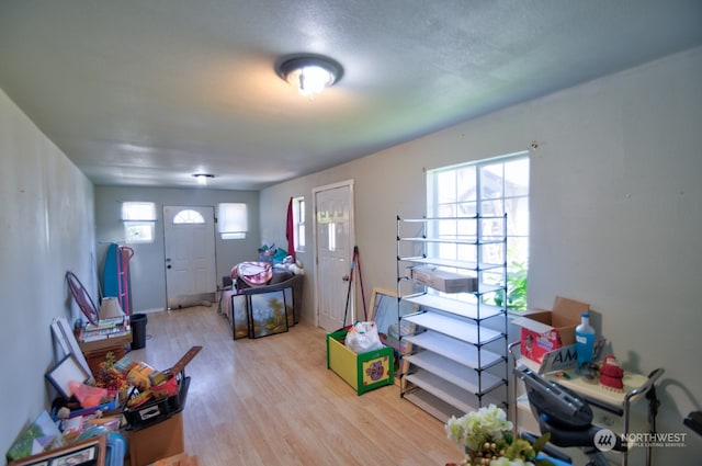 interior space featuring hardwood / wood-style flooring