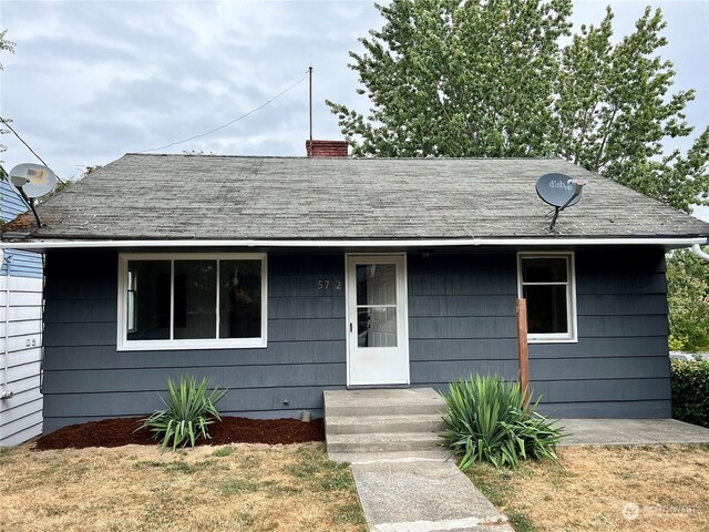 view of bungalow-style home