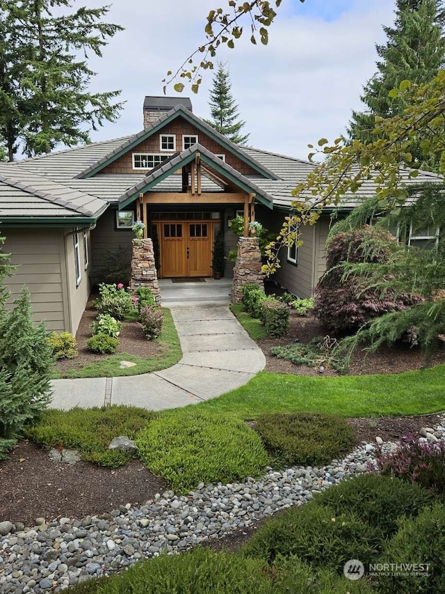 view of craftsman-style house