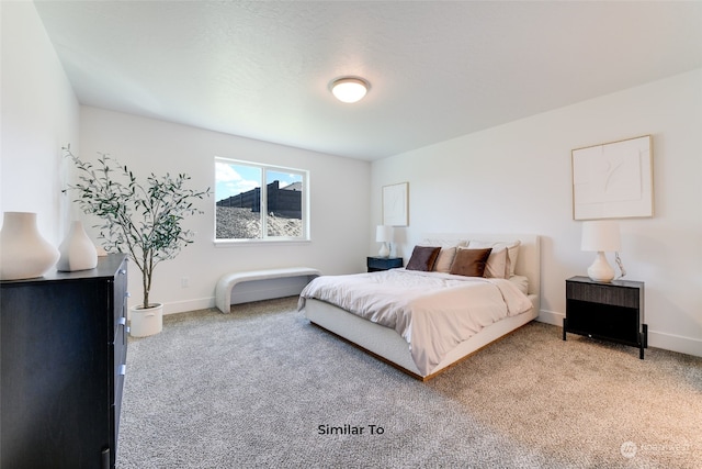 bedroom featuring carpet floors