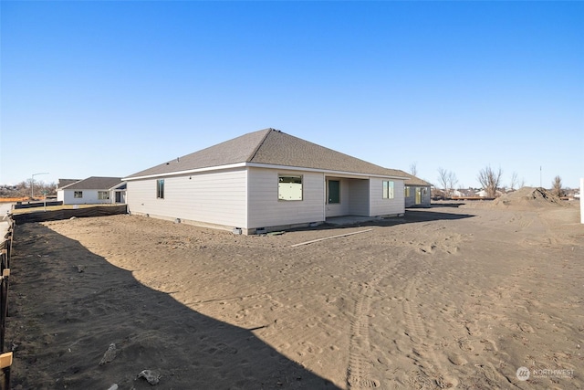 view of rear view of house