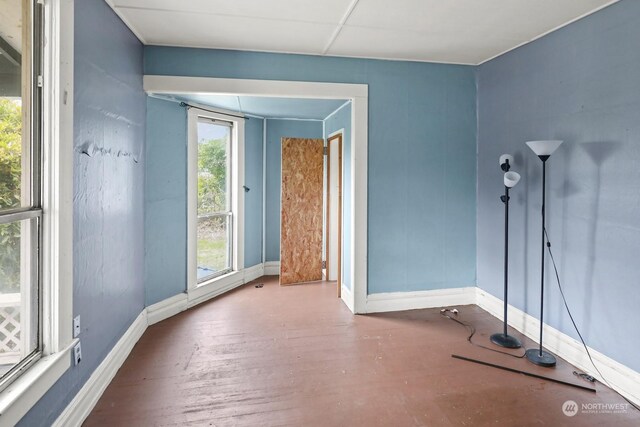 interior space featuring hardwood / wood-style floors