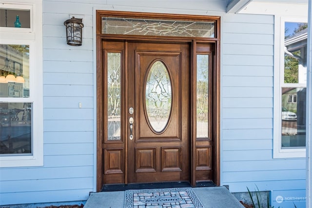 view of entrance to property