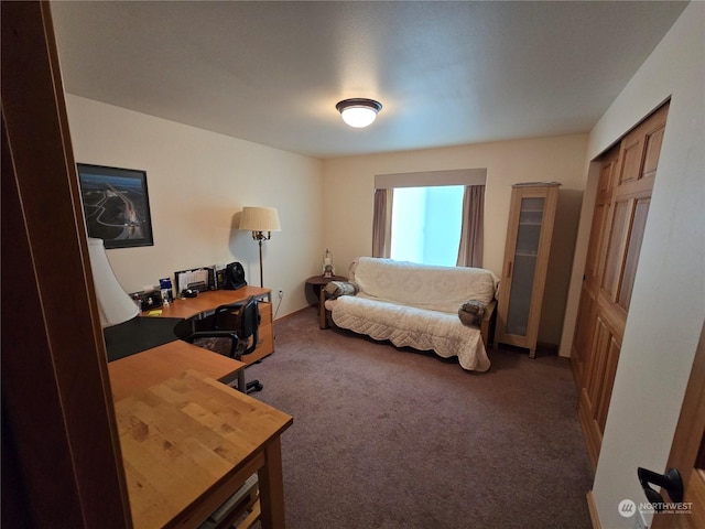 538 Canal Dr NE, Ocean Shores, WA 98569 - home office with carpet floors