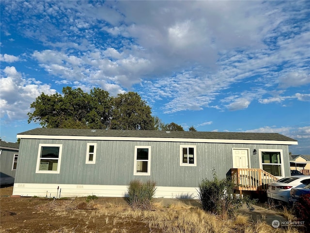 view of back of property