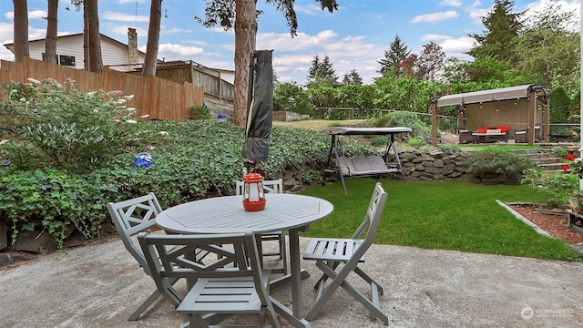 3307 SW 331st St, Federal Way, WA 98023 - view of patio featuring a fenced backyard
