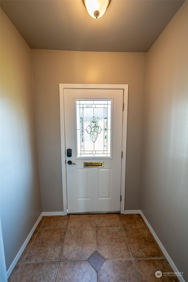 view of doorway to outside