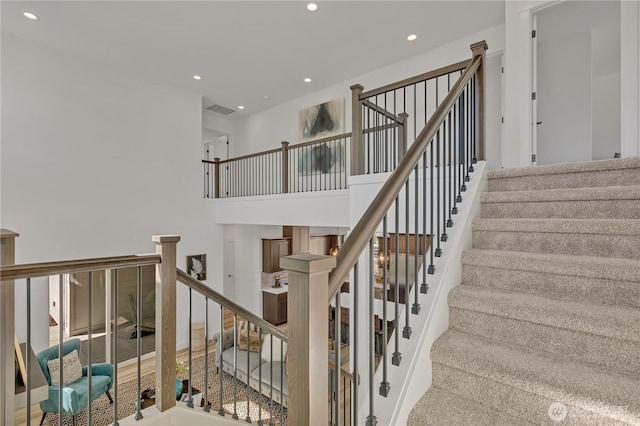 16212 76th Avenue Ct E, Puyallup, WA 98375 - staircase with recessed lighting and visible vents
