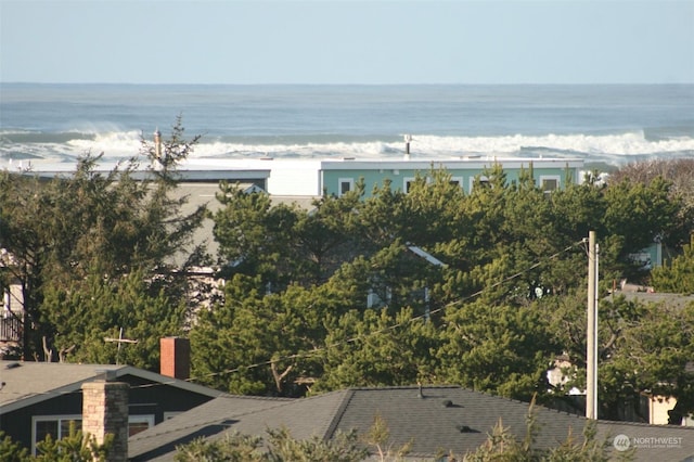 view of water feature