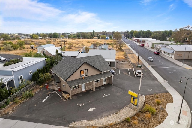 drone / aerial view featuring a residential view