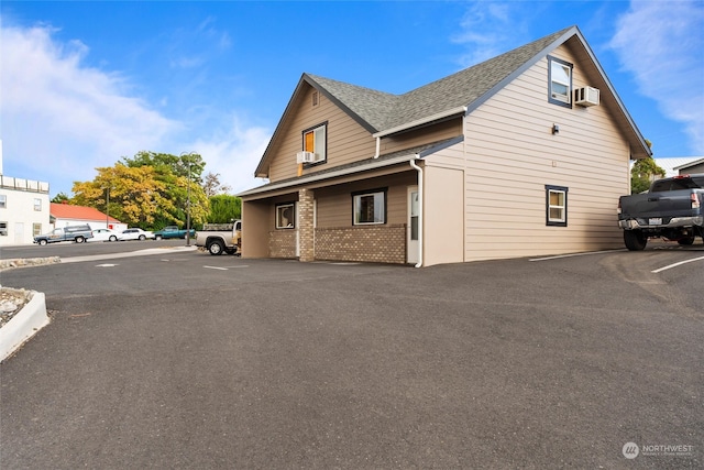 view of property exterior featuring cooling unit