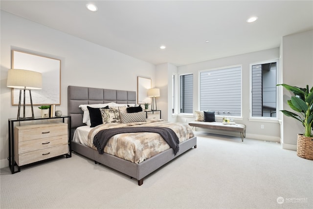 bedroom featuring carpet floors