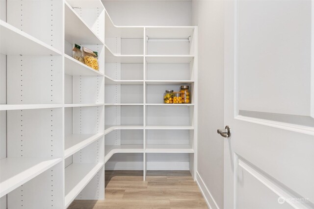 view of pantry