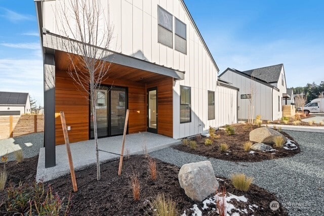 back of house featuring a patio area