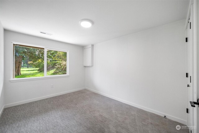 empty room with carpet floors