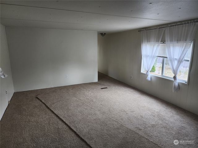 unfurnished room with carpet flooring