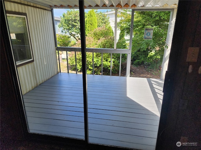 view of deck