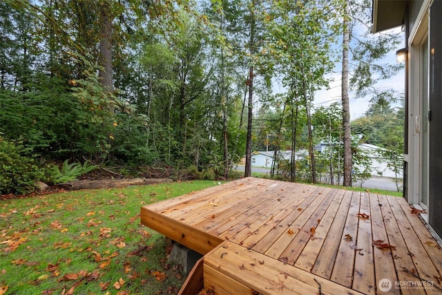 191 E Greenwood Ln, Shelton, WA 98584 - view of wooden terrace