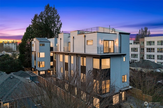 exterior space featuring a balcony