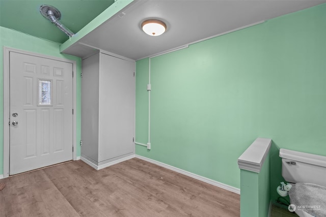 entryway featuring light hardwood / wood-style floors