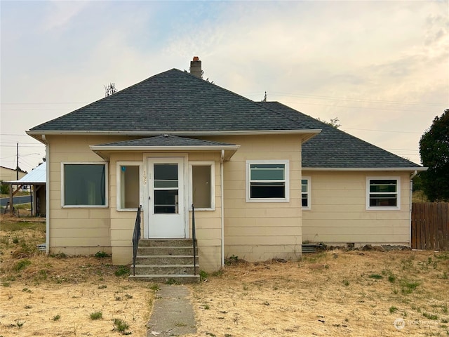 view of front of home