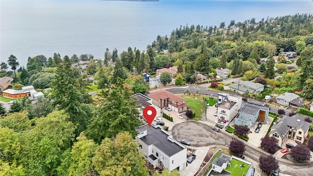 1217 S 273rd Pl, Des Moines, WA 98198 - aerial perspective of suburban area featuring a nearby body of water