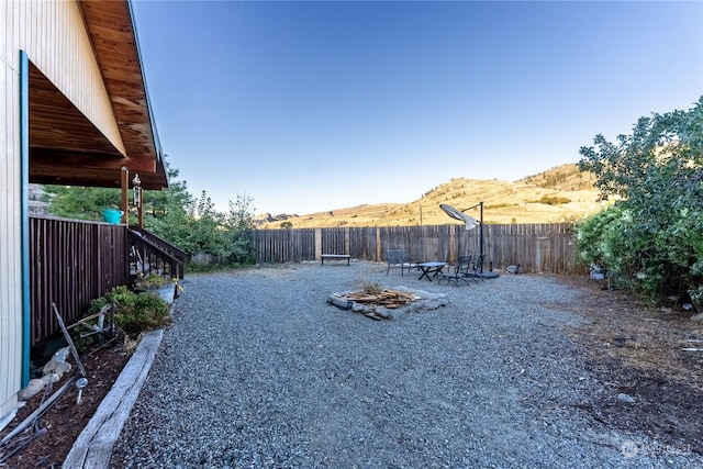 18 Chukar Ln, Riverside, WA 98849 - view of yard featuring a mountain view
