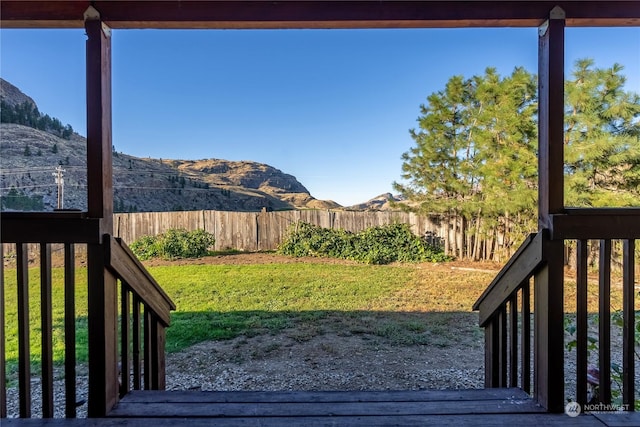 18 Chukar Ln, Riverside, WA 98849 - view of yard featuring a mountain view