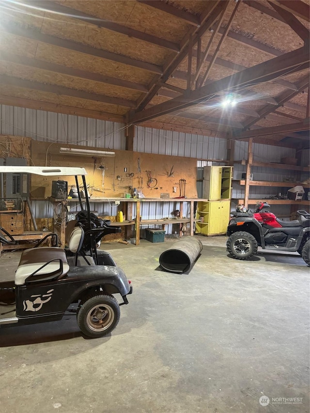 18 Chukar Ln, Riverside, WA 98849 - garage featuring a workshop area